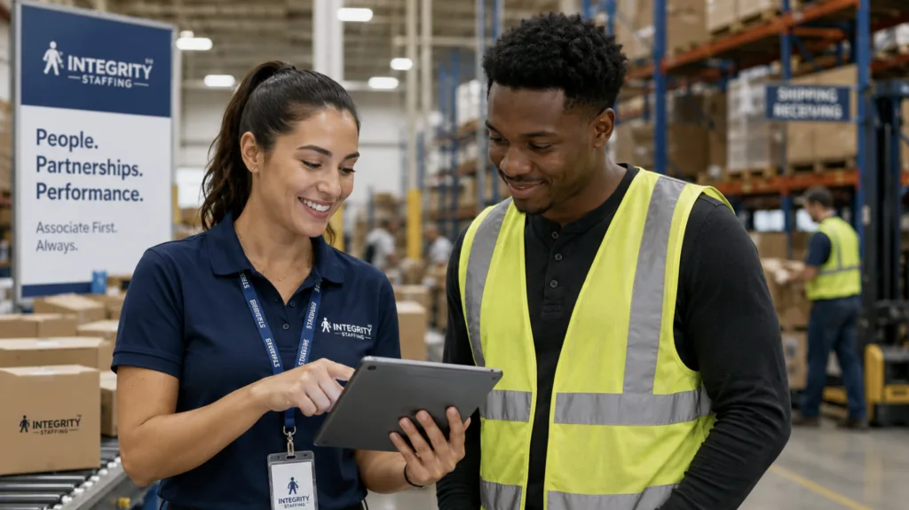 Integrity Staffing improving candidate experience through associate-first staffing, clear communication, and high-volume hiring support.